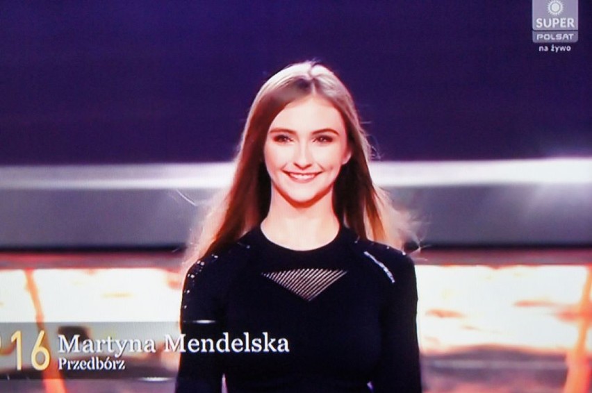 Martyna Mendelska z Przedborza w finale Miss Polski...