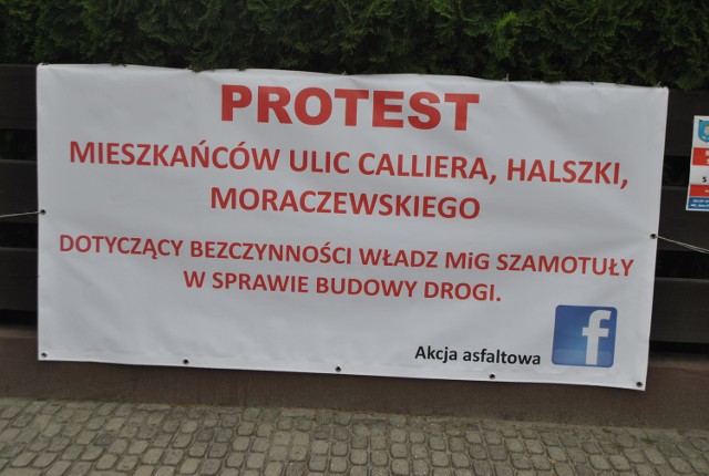 Mieszkańcy prowadzą akcję protestacyjną już na dość szeroką skalę