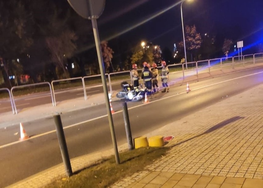 Do wypadku doszło na ulicy Struga na pasie prowadzącym w...