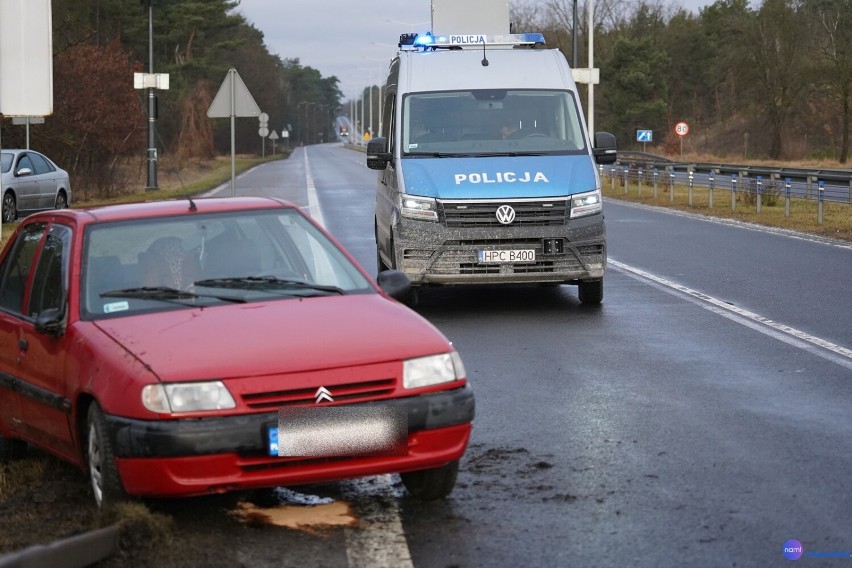 Dwa zdarzenia drogowe na Toruńskiej we Włocławku