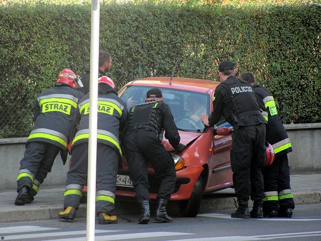 Wszystko zaczęło się od kolizji na skrzyżowaniu ulic Młynarskiej i Polnej