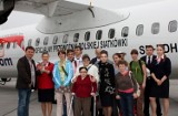 Polkowice: Niepełnosprawni polecieli samolotem