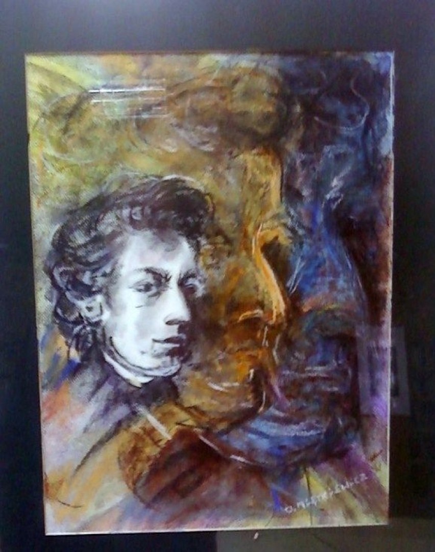 Fryderyk Chopin - obraz. Fot. Karol Szmagalski