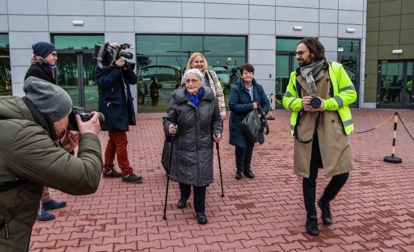 102-letnia Aurelia Liwińska wyleciała dzisiaj do Warszawy.