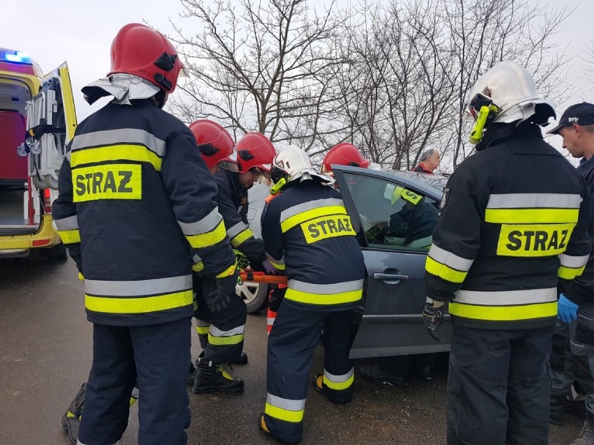 Wypadek na trasie Garcz - Chmielno