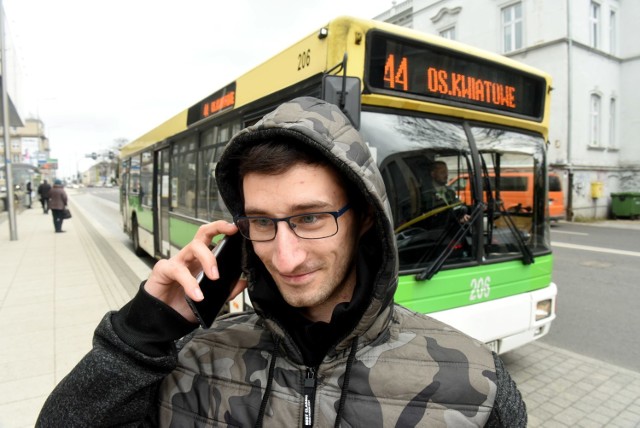 Patryk Ciechanowski z Zielonej Góry często korzysta z autobusów Miejskiego Zakładu Komunikacji. - Pomysł z roślinnością na przystankach jest bardzo dobry! - mówi mieszkaniec