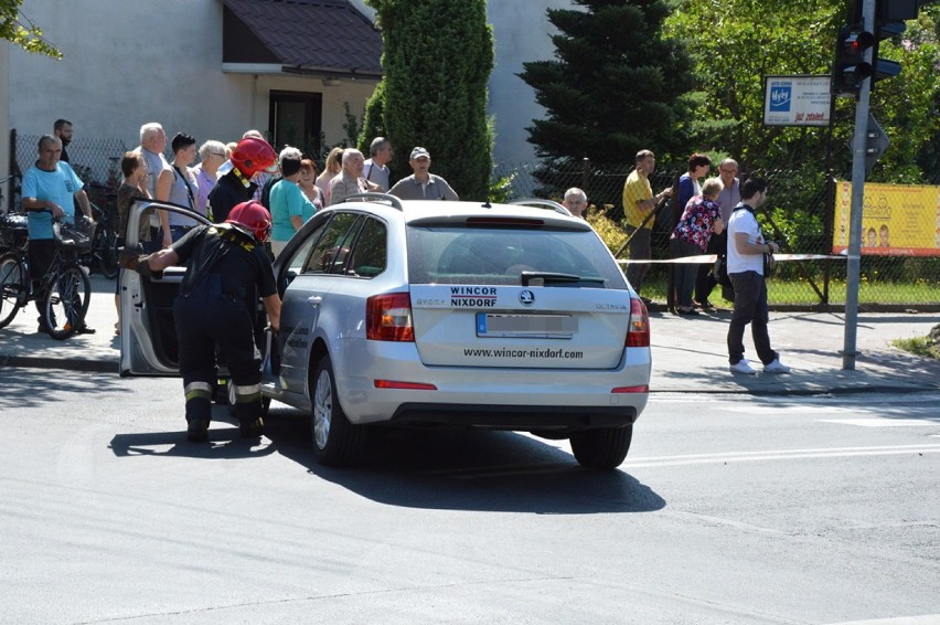 Bełchatów: wypadek na skrzyżowaniu ulic Kwiatowej i 1 Maja