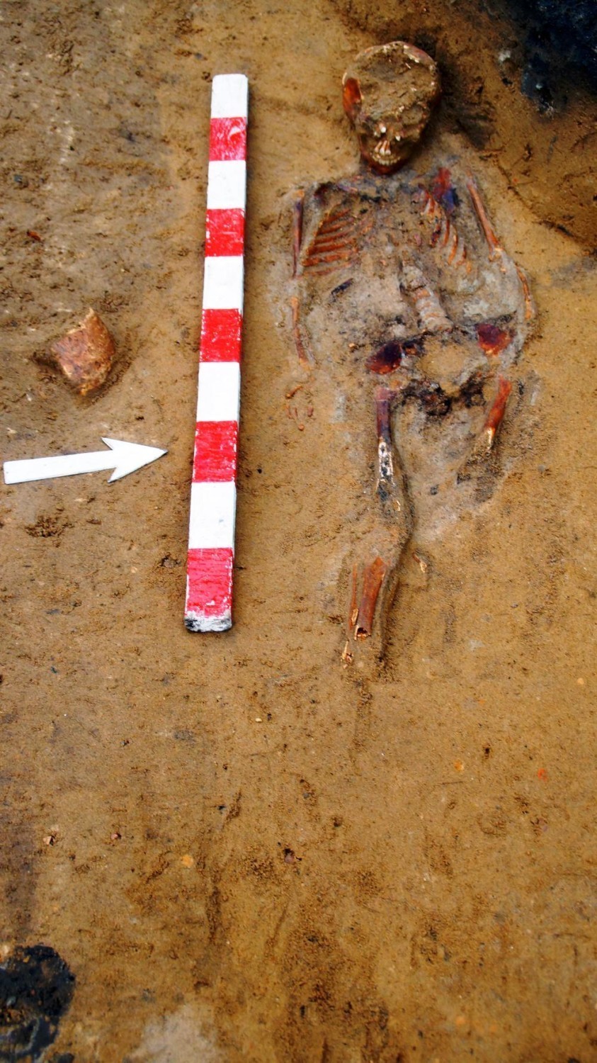 W Podaninie spoczywają szczątki dawnych mieszkańców Chodzieży, wydobyte przez archeologa przy I LO