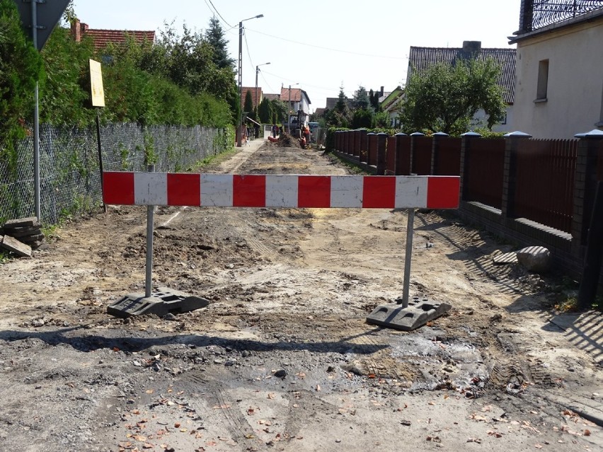 Remont ulicy w Jarocinie: Trwa przebudowa ul. Kusocińskiego...
