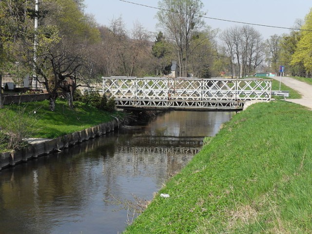 Kanał Raduni w gdańskiej dzielnicy Lipce