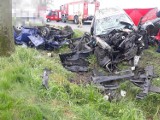 Tragiczny wypadek w Okalewie koło Rypina. Nie żyją dwie osoby [zdjęcia]