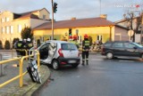Opatów: Wypadek na Częstochowskiej. Ranna została kierująca samochodem osobowym