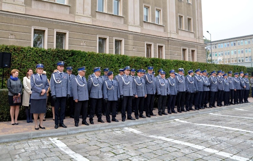 Lubelska policja z nowymi funkcjonariuszami