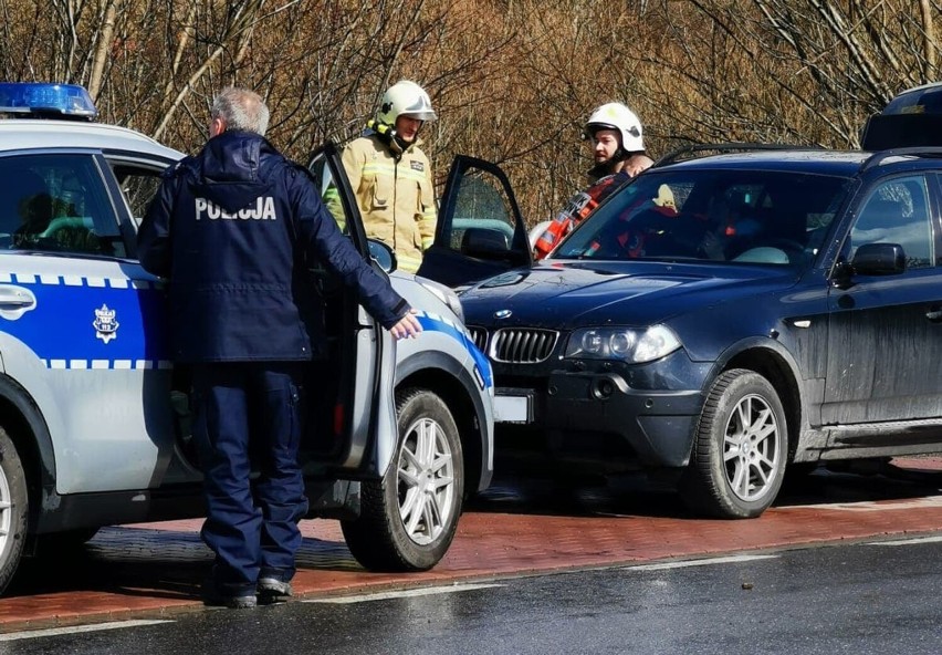 Królowa Polska. Kobieta poszkodowana w wypadku trafiła do szpitala