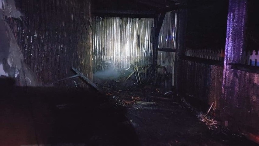 W Krzepicach, w sobotę 22 maja, spalił się garaż i...