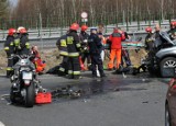 Śmiertelny wypadek pod Bydgoszczą 14 kwietnia. Nie żyje trzech motocyklistów [foto]