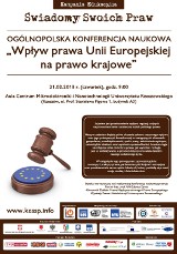 Wybitni prawnicy na Ogólnopolskiej Konferencji Naukowej w Rzeszowie