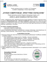 Wyższe Kompetencje - Efektywne Kształcenie - projekt PWSZ w Chełmie (art. sponsorowany)