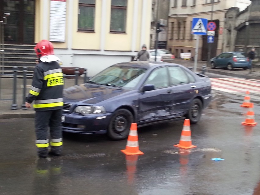 Wypadek na Wólczańskiej w Łodzi