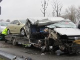 Wypadek na A2 w pobliżu Wąsowa. Zginął pasażer [FOTO]
