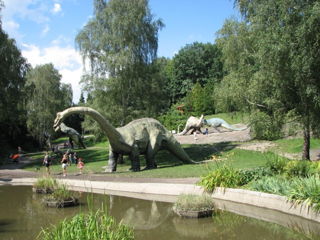 Dinozatorland znajduje się w Zatorze, 50 km od Krakowa 

Dinozatorland jest największym parkiem rozrywki w Polsce, w którym możemy oglądać ruchome dinozaury. Prezentowane tutaj modele gadów wydają odgłosy, dzięki czemu robią ogromne wrażenie. Największą atrakcją parku jest leśna ścieżka edukacyjna. Spacerując nią, można oglądać nie tylko prehistoryczne dinozaury, ale i kilkusetletnie drzewa. Taki spacer pozwala zwiedzającym przenieść się w czasie o setki milionów lat. 
W ofercie m.in. bilety rodzinne, rezerwacji można dokonać on-line. 

Bilety: NORMALNY 59,90 ZŁ / ULGOWY 49,90ZŁ

Dzieci do lat 3: bilety za 1zł.