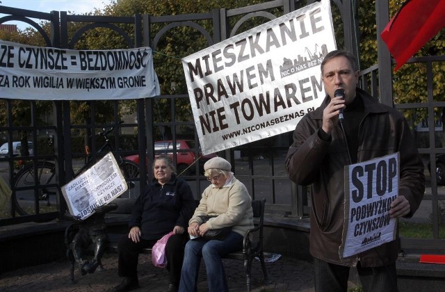 Mieszkańcy Gdańska protestowali przeciwko reformie czynszowej, organizując "Marsz pustych garnków"