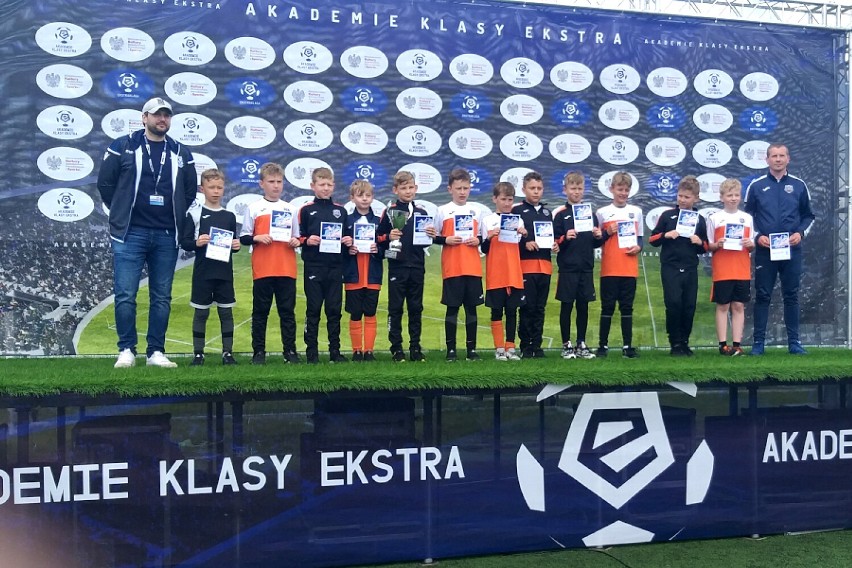 AP Reissa Kościan na podium turnieju Ekstraklasy