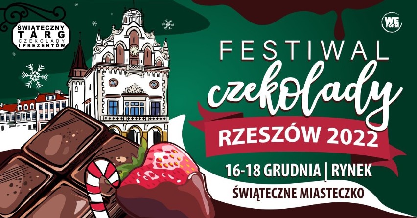 Podczas Świątecznego Miasteczka w Rzeszowie czeka nas Festiwal Czekolady