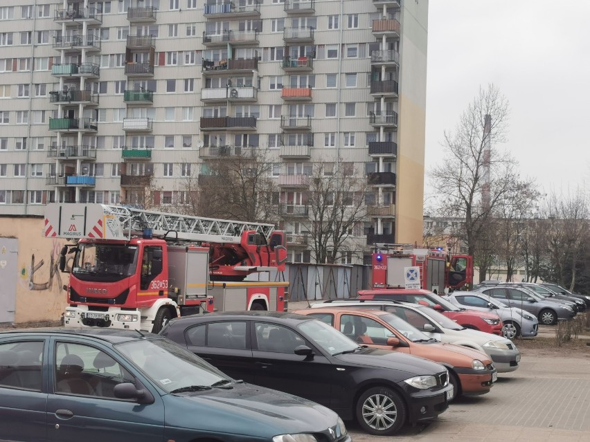 Zgłoszenie o pożarze na ulicy Żytniej we Włocławku