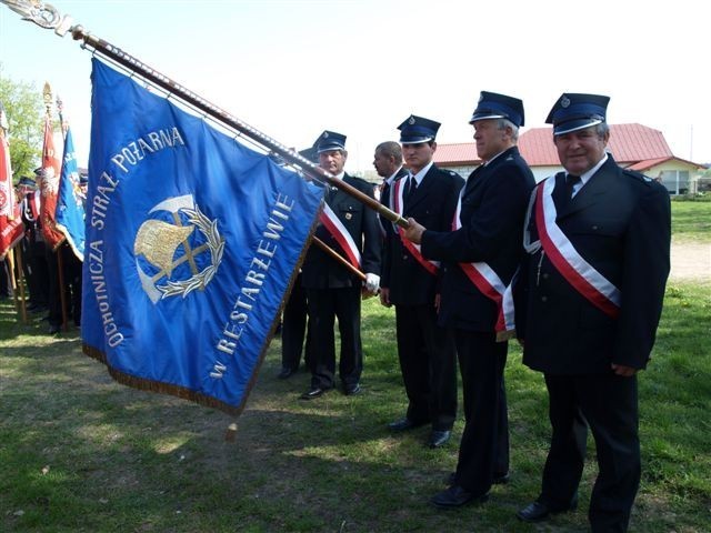 Strażacy z gminy Widawa świętowali Floriana w Restarzewie [zdjęcia]