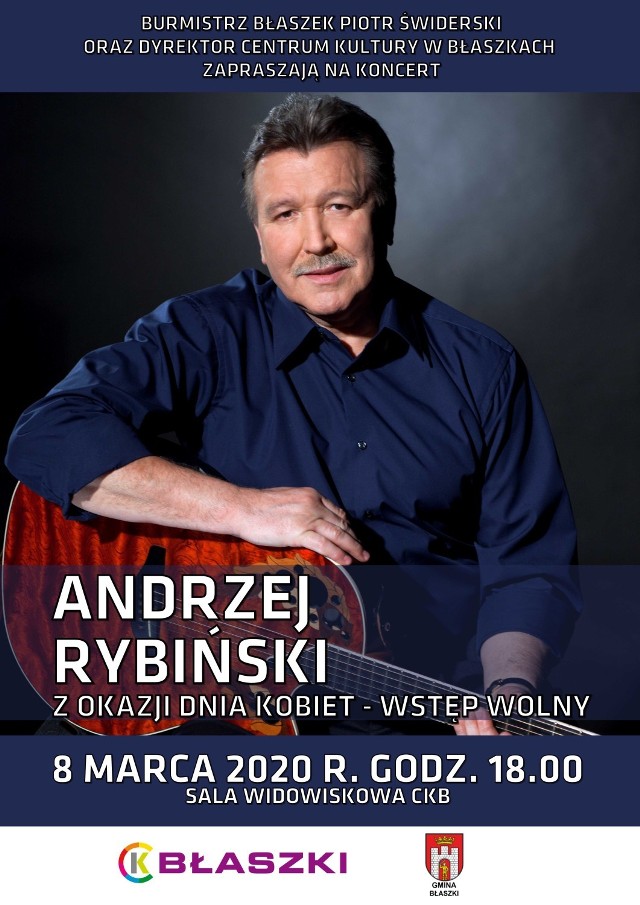 Andrzej Rybiński wystąpi w Błaszkach 8 marca