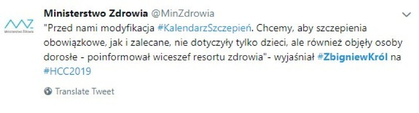 Obowiązkowe szczepienia dla dorosłych Polaków? Ministerstwo Zdrowia zapowiada spore zmiany od 2020 roku