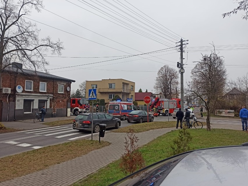 Kolejny wypadek w Zduńskiej Woli. Tym razem na Spacerowej