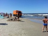 Dwa utonięcia i ponad dwadzieścia podtopień - tragiczny bilans weekendu na plażach Mierzei Wiślanej