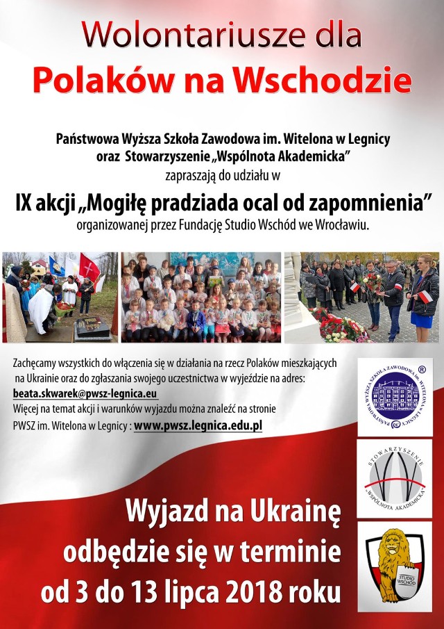 Mogiłę dziada ocal od zapomnienia z PWSZ Legnica