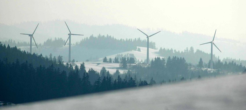 Elektrownie wiatrowe w Beskidach na Słowacji