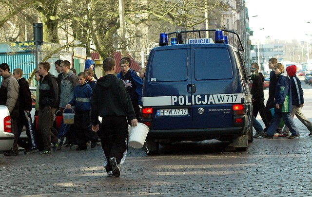 Lany poniedziałek w Szczecinie w 2005 roku