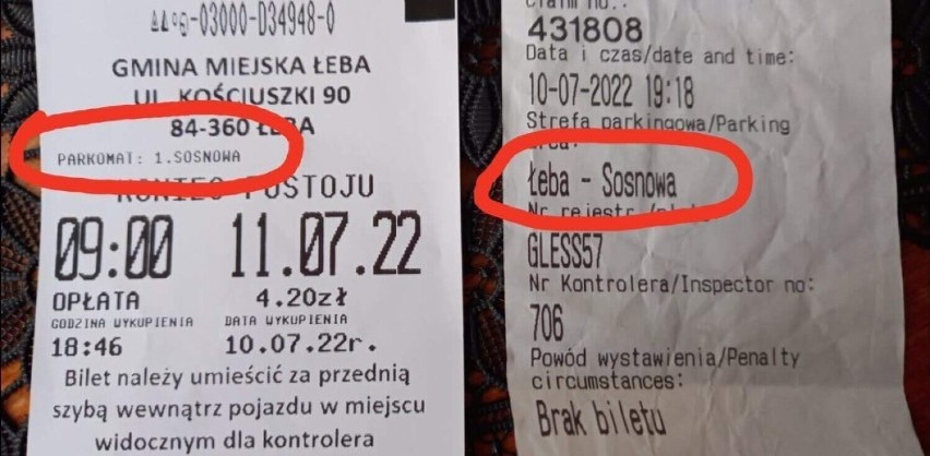 Po naszej publikacji firma WEIP anuluje mandaty za bilety wykupione omyłkowo w innym parkomacie w Łebie
