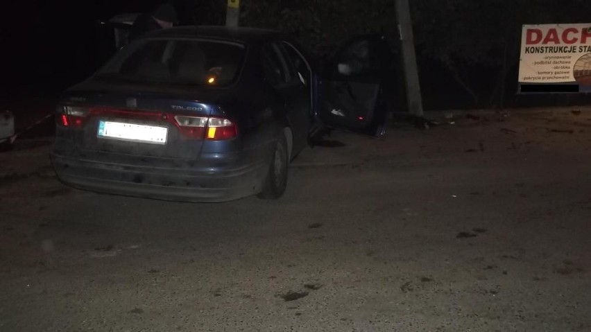 Śmiertelny wypadek w Kaleniu w gminie Sadkowice 1.11.2014