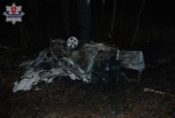 Dęblin: Student zginął w płonącym samochodzie