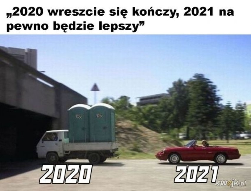 SYLWESTER 2020 zbliża się wielkimi krokami. A 2021 rok - jaki będzie? Strach się bać! [WIELKA GALERIA MEMÓW] [30.12.2020]