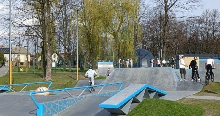 Skatepark w Brzeszczach jest wizytówką oddanego pod koniec...