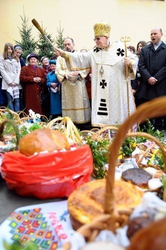 Przemyśl: Święcenie pokarmów wyznawców obrządków wschodnich