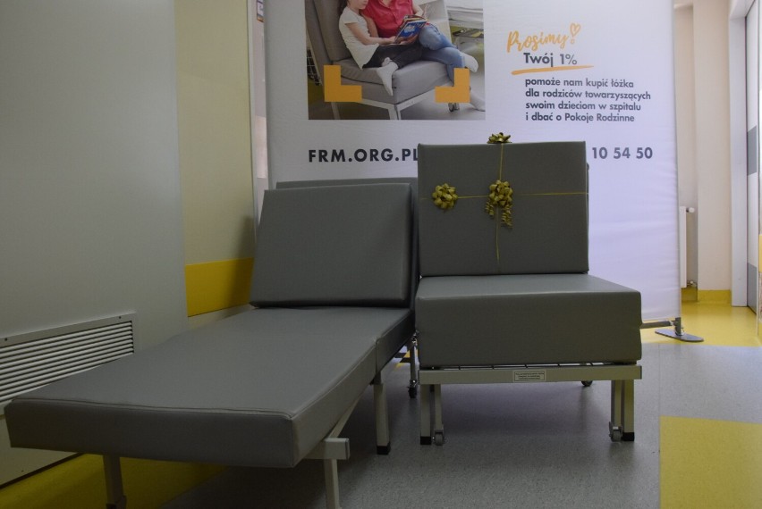 Częstochowski szpital otrzymał łóżka dla rodziców małych...