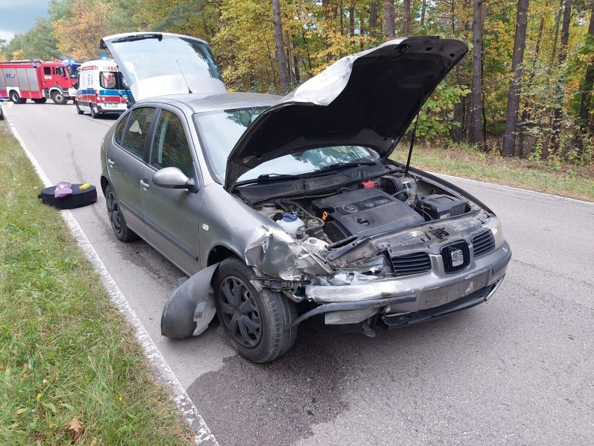 Trzy osoby ranne w wypadku na drodze Olkusz-Bukowno