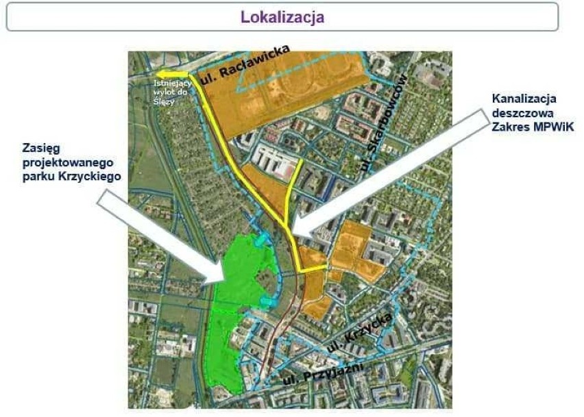 Plan Parku Krzyckiego