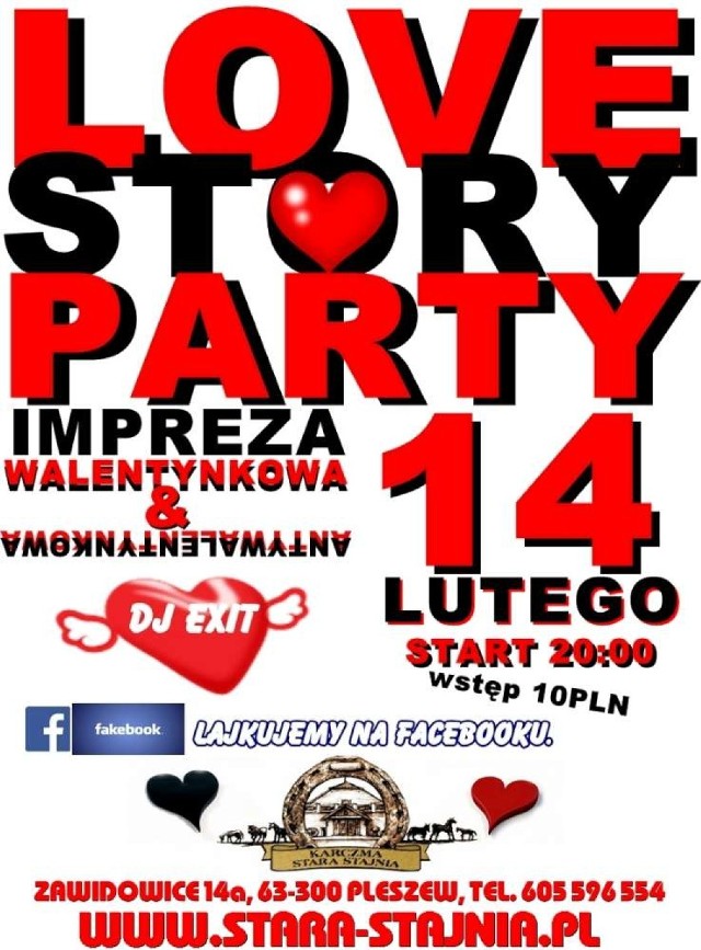 Love Story Party, czyli Walentynkowa Impreza w Starej Stajni w Zawidowicach