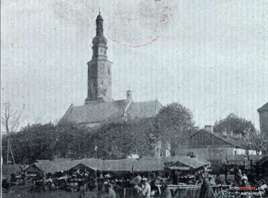 1899 , Radom, ul. Wałowa. Widok na kościół św. Jana...