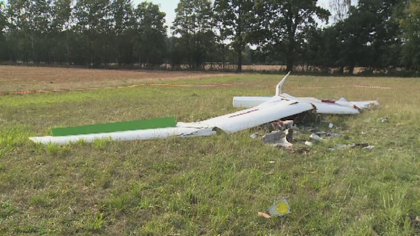 Pilot w stanie ciężkim trafił do szpitala