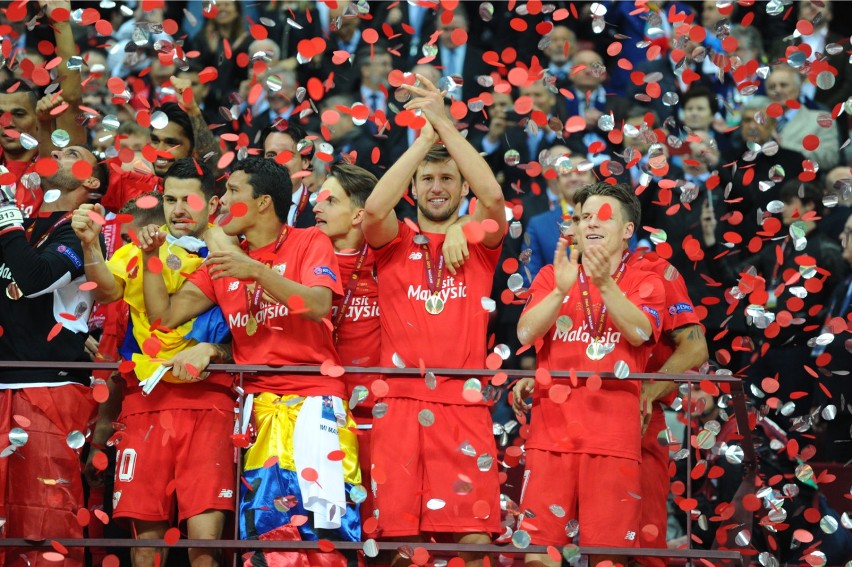 Zdjęcie z finału Ligi Europy na Stadionie PGE Narodowym